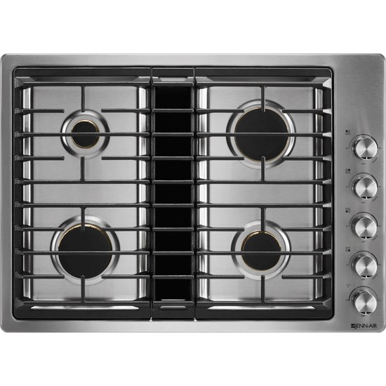 JennAir JGD3430GS 30” JX3™ Gas Downdraft Cooktop with 17,000 BTU Ultra